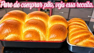 😱PARE DE COMPRAR PÃO! 🥖 Essa Receita Caseira Fica Melhor Que a da Padaria🥖
