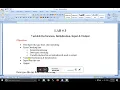 Compiler Construction Lab Variable Declaration Initialization Input Output Part 1