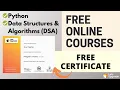Python and DSA Free Courses with Certificate LetsUpgrade