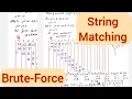 Lec19 String Matching - Brute Force Approach