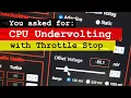 ThrottleStop on my Thinkpads CPU undervolting and Speed Shift for T480 W550s and T15g