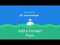 Getting Started with ExpressionEngine - Lesson 14 Contact Form