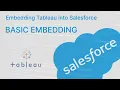 How to Embed Tableau into Salesforce Basic Embedding