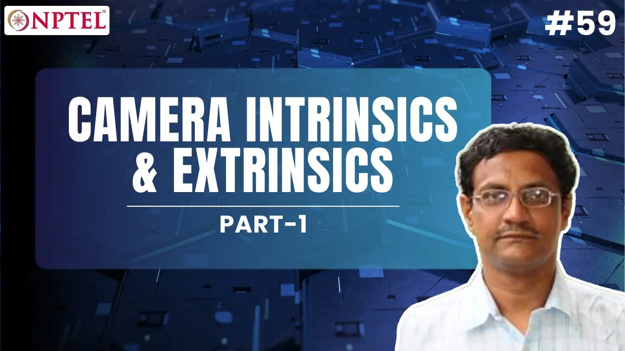 #59 Camera Intrinsics & Extrinsics | Part 1 | Modern Computer Vision