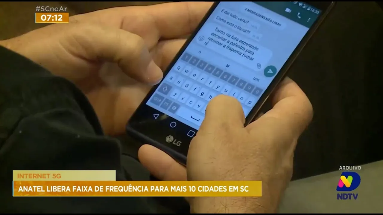 Internet 5G: Anatel libera faixa de frequência para mais dez cidades em SC