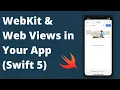Create WKWebView In App Swift 5 WebKit - Xcode 12 iOS Development 2020