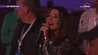الفنانة نانسي عجرم تعيد على مصر في عيد الحب بأغنية انا مصري وابويا مصري 