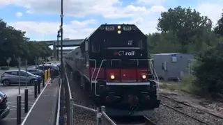 MTA MNRR Waterbury Train approaching Waterbury Train Station
