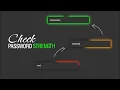 Password Strength Checker using JavaScript
