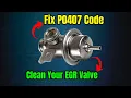 How to Clean Your EGR Valve to Fix P0407 Code