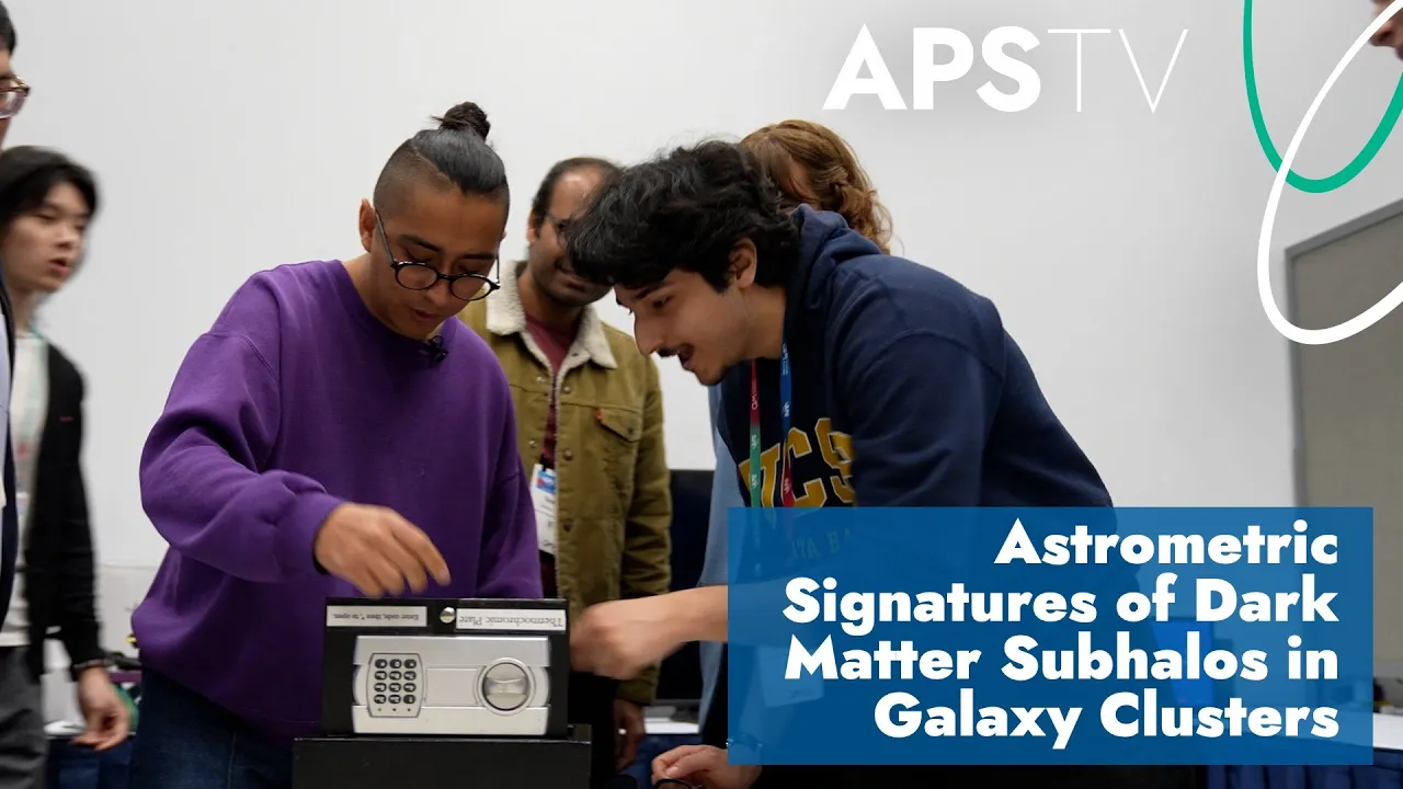 Scientist Spotlight - Astrometric Signatures of Dark Matter Subhalos in Galaxy Clusters