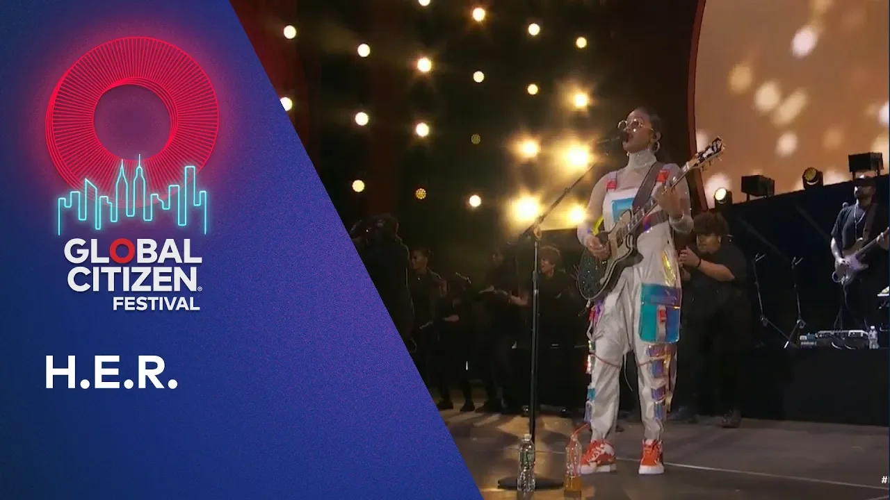 H.E.R. performs Fate | Global Citizen Festival NYC 2019