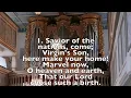 Savior of the Nations Come   SATB Bach Chorale Setting. W3 372