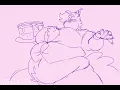 Fat Furry Cake Fat Animation By yaizl - nsfw
