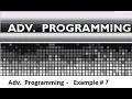 Adv Programming - Module 3 Example Problem Simulation