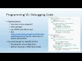 Some Approaches to Debugging