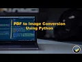 PDF to image Conversion Usiing Python