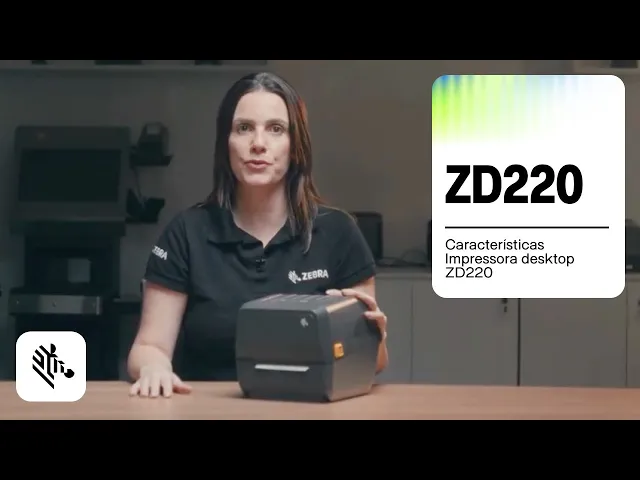 Vídeo Impressora de Etiquetas Zebra ZD220 USB