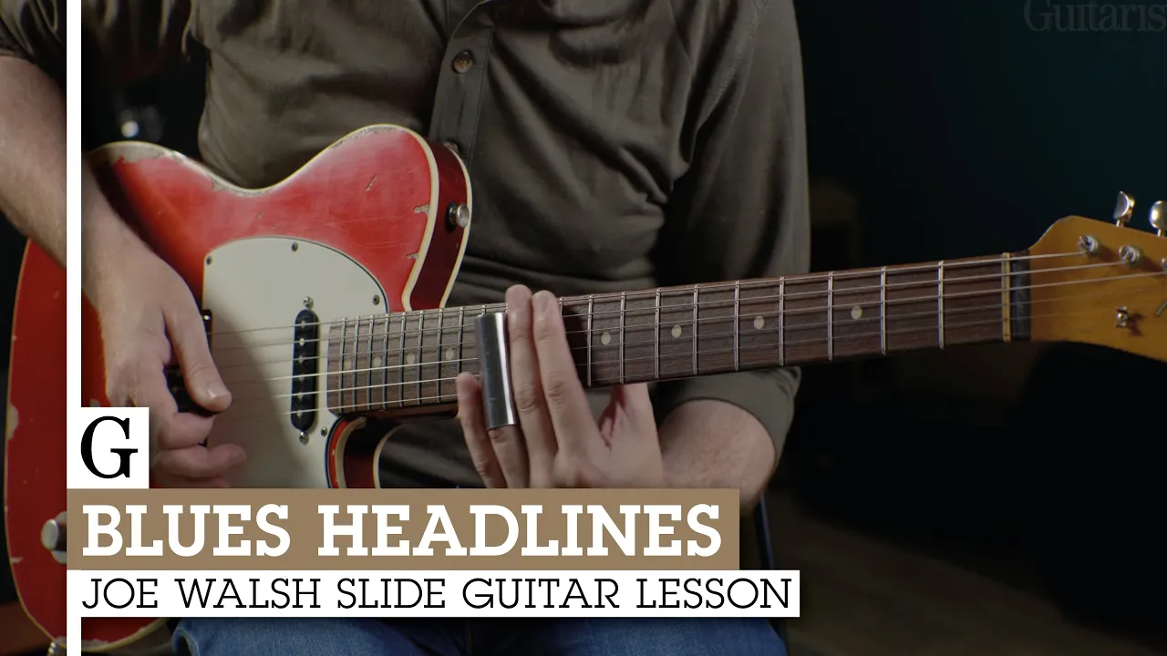 Blues Headlines: Joe Walsh Style Slide Guitar Lesson