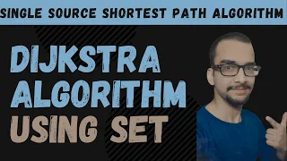 5 b Dijkstra Algorithm using set Single source shortest path algorithm