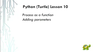 Python Turtle Lesson 10
