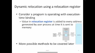 Chapter 8 03 Address Spaces MMU Dynamica Relocation Loading and Linking