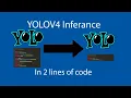 YOLOV4 Inference in only 2 lines of code using QuickAI - YOLOV4 inference easy method