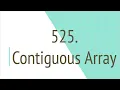 Contiguous Array Leetcode 525