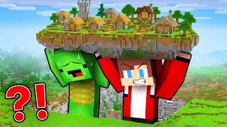 Mikey and JJ Became GIANT to Rob Villagers (Maizen and Minecraft)