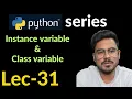 OOPs in Python Part-2 Lec-31