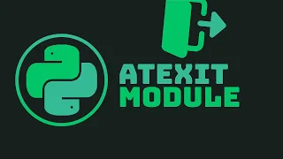 Atexit library Functions before program stopping Python