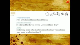 Download Surah Ar Rahman dan terjemahan, Suara Merdu, Dengerin bikin hati tenang ust. Nafis yakoob MP3