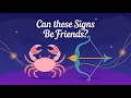 Are Cancer and Sagittarius Compatible as Friends