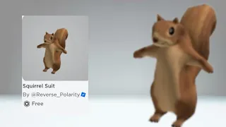 OMG GET THESE TWO FREE ITEMS SQUIRREL SUIT