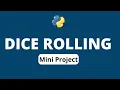 Dice Rolling Project in Python Hindi Dice Rolling Code