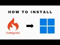 How to install CodeIgniter 4 with XAMPP server