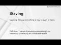 Download Lagu Staving Meaning