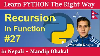 27 Understanding Recursion in Python in Nepali