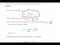 Correlation Coefficient - Hypothesis Testing
