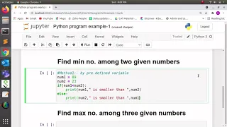 Python program to find among two and three numbers