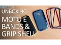 Moto E 2nd Gen 2015 Color Bands and Grip Shell