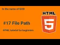 HTML tutorial for beginners - File Path