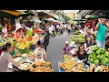 Download Lagu Cambodia Street Food Market Around Phnom Penh City - Snacks, Fruits, Pork, \u0026 More