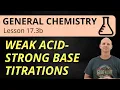 Weak Acid-Strong Base Titrations 17 3b General Chemistry
