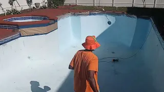 Swimming Pool Repair Color Paint Change DIY