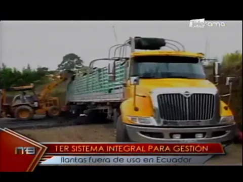 1er sistema integral para gestión llantas fuera de uso en Ecuador