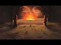 Lagu Vibing with Calcifer in Howls Moving Castle | 8 Hour calming fireplace noise | Ghibli Atmosphere