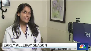 Seasonal allergies impact Chicago-area residents earlier with unseasonably warm weather