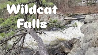 Urban Waterfall in Southern NH Wildcat Falls Merrimack NH 4k