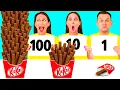 Download Lagu 100個重ねフードチャレンジ | 食べ物とのキッチンバトル BaRaDa Gold Challenge